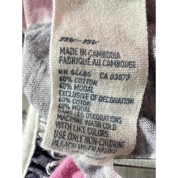 American Eagle Purple & White Floral Gradient Tank Top Womens Size M - Picture 8 of 9